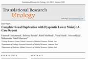 Complete Renal Duplication with Dysplastic Lower Moiety: A Case Report